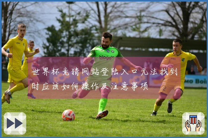 世界杯竞猜网站登陆入口无法找到时应该如何操作及注意事项